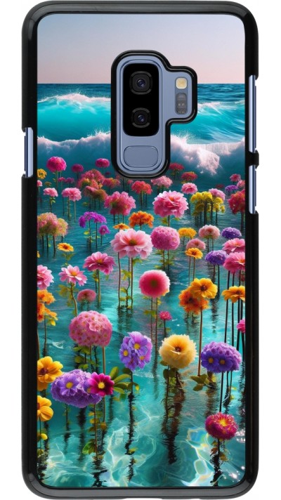 Coque Samsung Galaxy S9+ - Flower sea waves