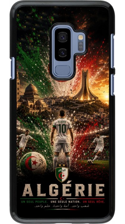Coque Samsung Galaxy S9+ - Football Algérie splash 2026