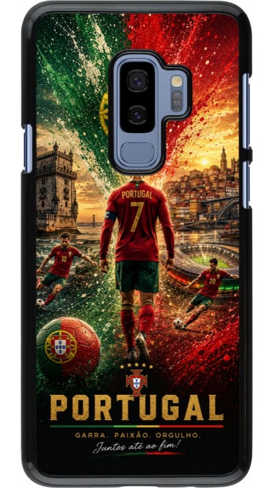 Coque Samsung Galaxy S9+ - Football Portugal splash 2026
