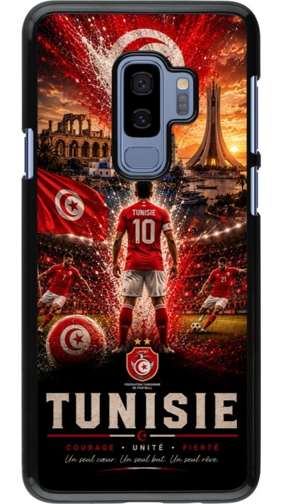 Coque Samsung Galaxy S9+ - Football Tunisie splash 2026