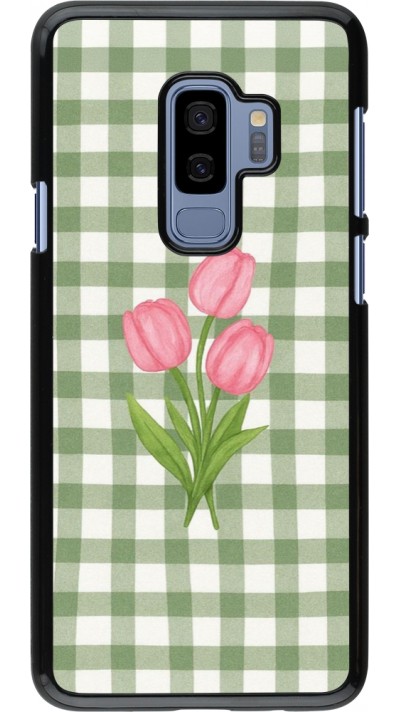 Coque Samsung Galaxy S9+ - Green vichy tulips Spring 2026
