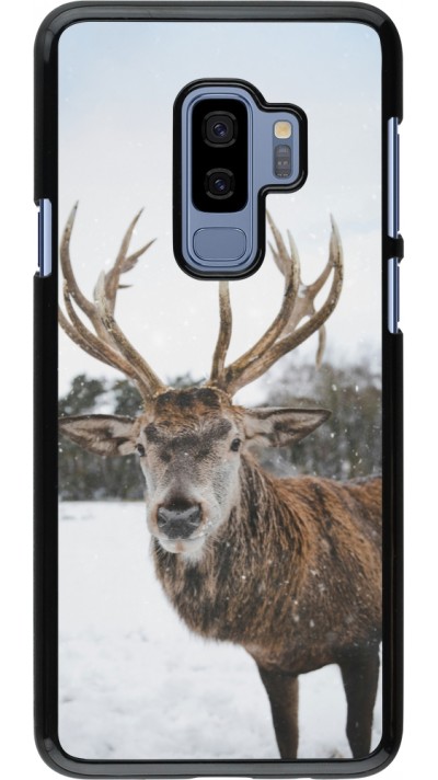 Samsung Galaxy S9+ Case Hülle - Winter 25 Winter reindeer