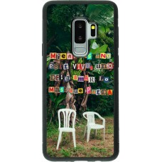 Coque Samsung Galaxy S9+ - Silicone rigide noir Chairs DTMF