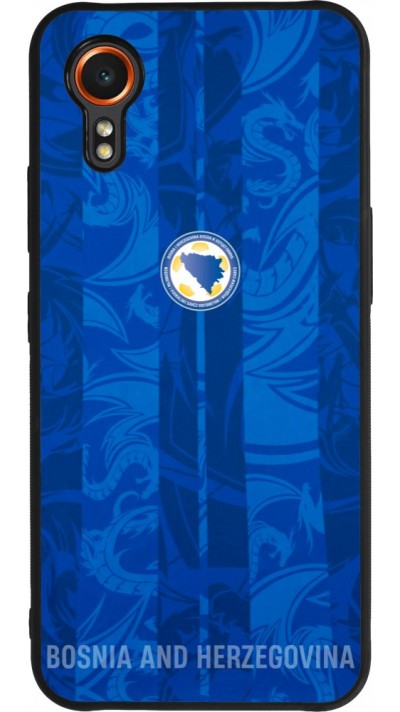Coque Samsung Galaxy XCover 7 - Silicone rigide noir Maillot de football Bosnie-Herzégovine 2026 personnalisable