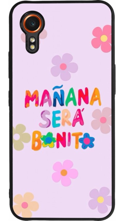 Coque Samsung Galaxy XCover 7 - Silicone rigide noir Karol G Manana sera bonito