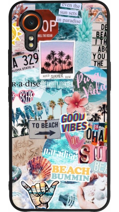 Samsung Galaxy XCover 7 Case Hülle - Silikon schwarz Summer 20 collage