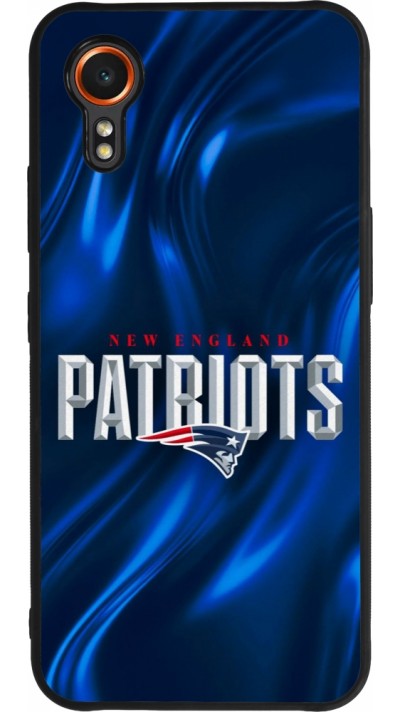 Samsung Galaxy XCover 7 Case Hülle - Silikon schwarz Super Bowl 26 Patriots 2
