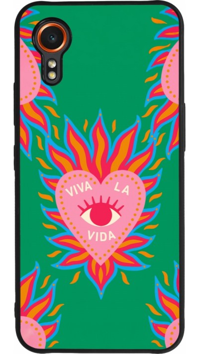 Samsung Galaxy XCover 7 Case Hülle - Silikon schwarz Viva la vida 2026