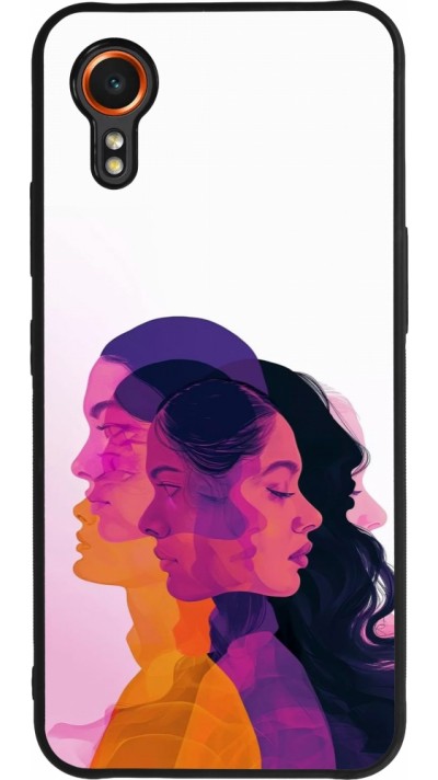 Coque Samsung Galaxy XCover 7 - Silicone rigide noir Womens day 2026 10