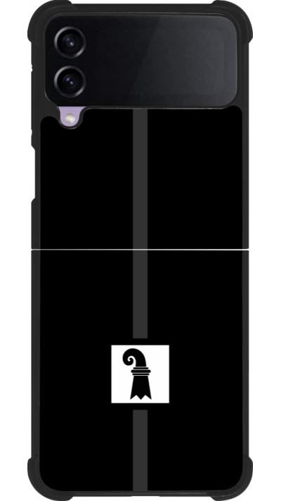 Coque Samsung Galaxy Z Flip3 5G - Silicone rigide noir Canton BS noir