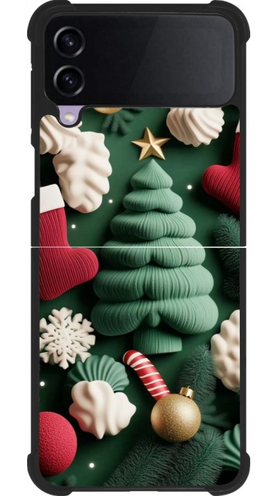 Samsung Galaxy Z Flip3 5G Case Hülle - Silikon schwarz Christmas 25 Christmas textiles
