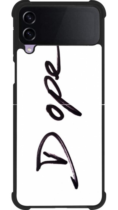 Coque Samsung Galaxy Z Flip3 5G - Silicone rigide noir Dope