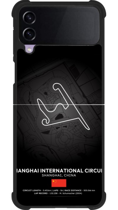 Coque Samsung Galaxy Z Flip3 5G - Silicone rigide noir F1 Track 2025 China
