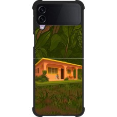 Samsung Galaxy Z Flip3 5G Case Hülle - Silikon schwarz Benitos house DTMF