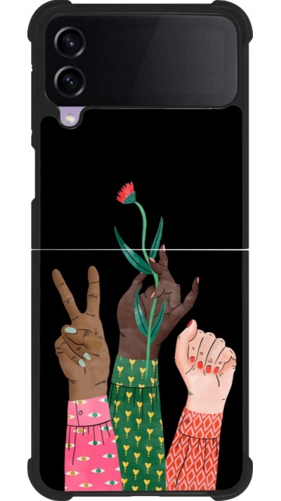 Coque Samsung Galaxy Z Flip3 5G - Silicone rigide noir Womens day 2026 2