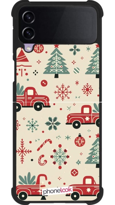 Samsung Galaxy Z Flip3 5G Case Hülle - Silikon schwarz Weihnachten 2024 Lkw Tanne Samsung Galaxy Z Flip3 5G Case Hülle - Silikon schwarz Weihnachten 2024 Lkw Tanne