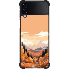Coque Samsung Galaxy Z Flip4 - Silicone rigide noir Autumn 25 Mountains