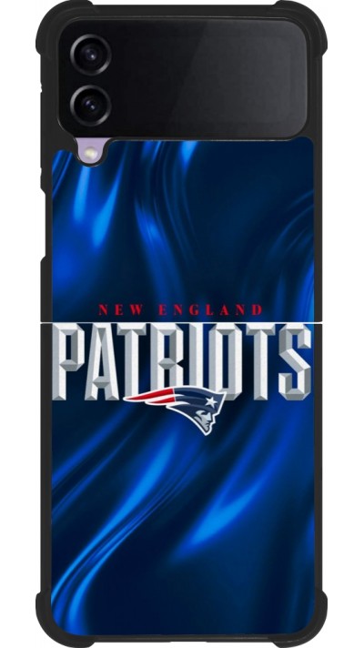 Samsung Galaxy Z Flip4 Case Hülle - Silikon schwarz Super Bowl 26 Patriots 2