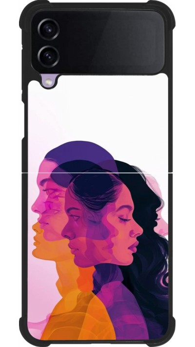 Samsung Galaxy Z Flip4 Case Hülle - Silikon schwarz Womens day 2026 10