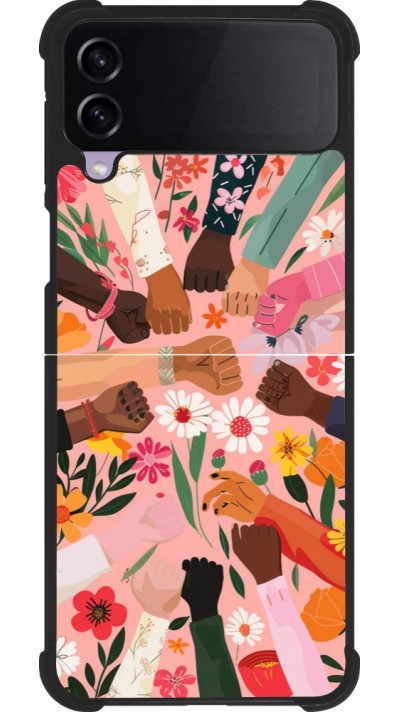 Samsung Galaxy Z Flip4 Case Hülle - Silikon schwarz Womens day 2026 8