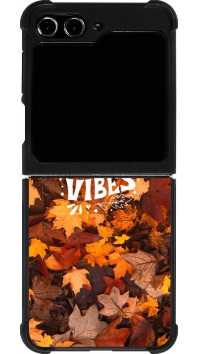 Coque Samsung Galaxy Z Flip5 - Silicone rigide noir Autumn 25 Autumn vibes