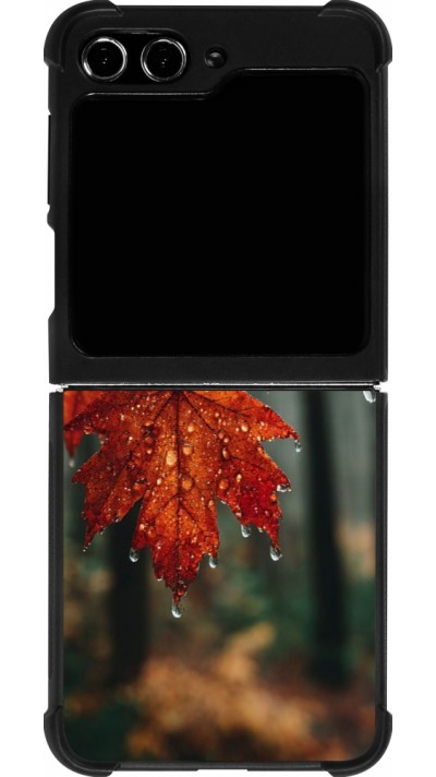 Coque Samsung Galaxy Z Flip5 - Silicone rigide noir Autumn 25 Rain