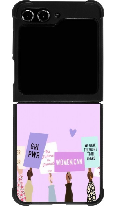 Coque Samsung Galaxy Z Flip5 - Silicone rigide noir Womens day 2026 9
