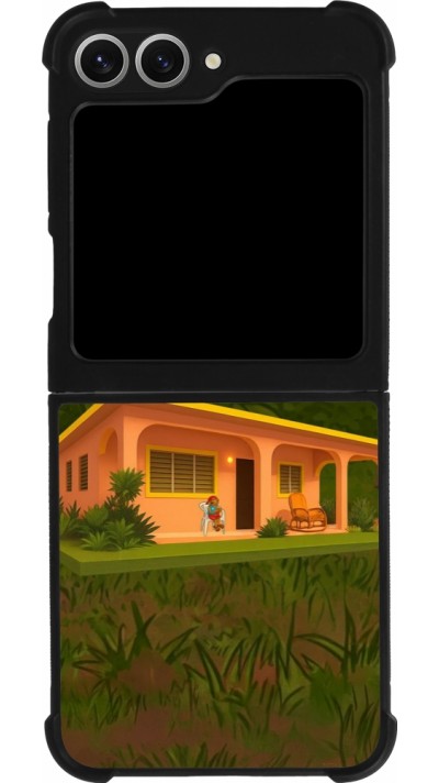 Samsung Galaxy Z Flip6 Case Hülle - Silikon schwarz Benitos house DTMF