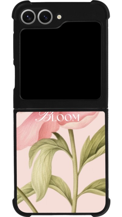 Samsung Galaxy Z Flip6 Case Hülle - Silikon schwarz Just Bloom Spring 2026