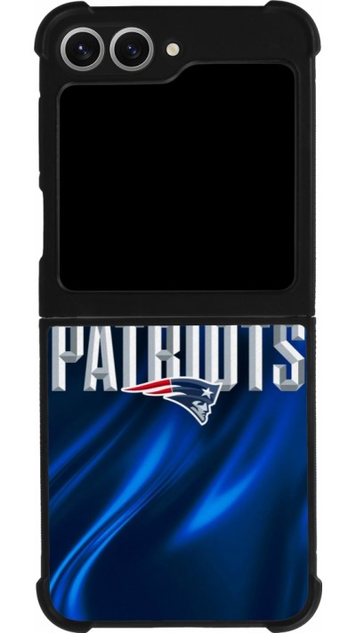 Coque Samsung Galaxy Z Flip6 - Silicone rigide noir Super Bowl 26 Patriots 2