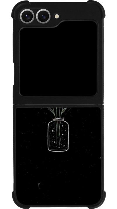 Coque Samsung Galaxy Z Flip6 - Silicone rigide noir Vase black