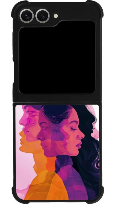 Samsung Galaxy Z Flip6 Case Hülle - Silikon schwarz Womens day 2026 10