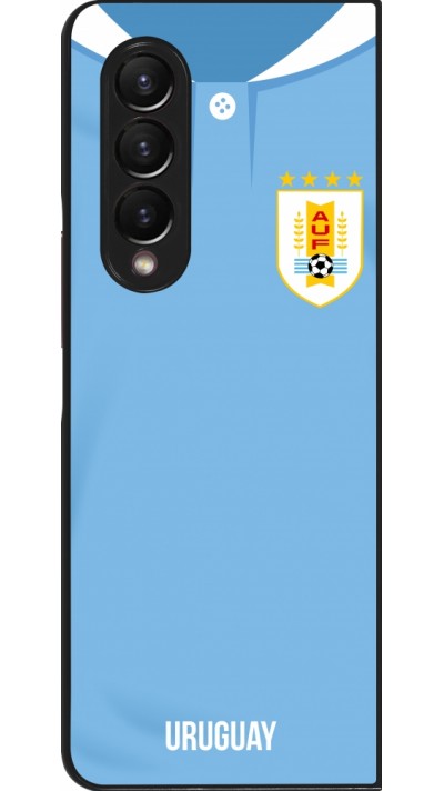 Samsung Galaxy Z Fold3 5G Case Hülle - Uruguay 2022 personalisierbares Fussballtrikot Samsung Galaxy Z Fold3 5G Case Hülle - Uruguay 2022 personalisierbares Fussballtrikot