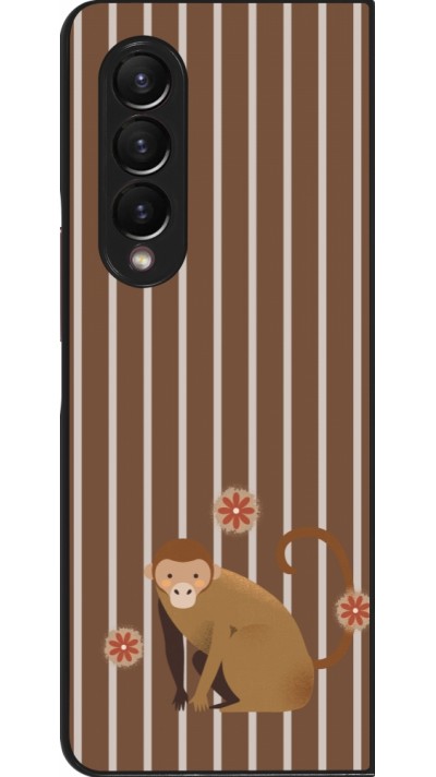 Samsung Galaxy Z Fold3 5G Case Hülle - Monkey with stripes Samsung Galaxy Z Fold3 5G Case Hülle - Monkey with stripes