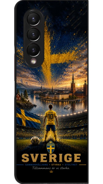 Coque Samsung Galaxy Z Fold3 5G - Football Suède splash 2026