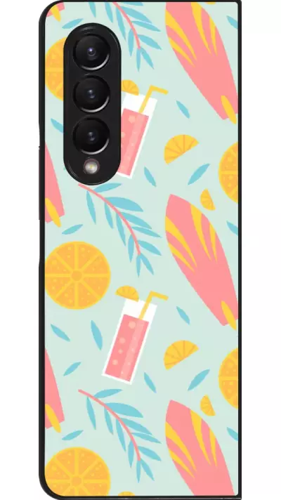 Coque Samsung Galaxy Z Fold3 5G - Summer 2025 Pattern citron