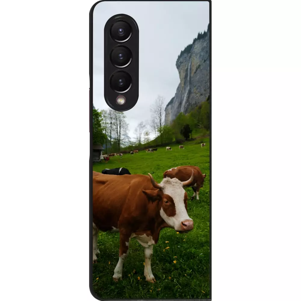 Coque Samsung Galaxy Z Fold3 5G - Fête Nationale Suisse Vaches