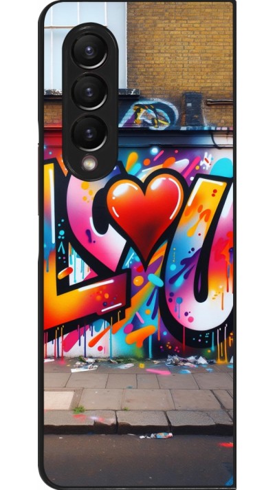 Samsung Galaxy Z Fold3 5G Case Hülle - Valentin 2025 Liebe U Tag