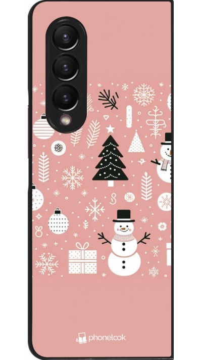 Samsung Galaxy Z Fold3 5G Case Hülle - Weihnachten 2024 Rose Schneemann Weihnachten Samsung Galaxy Z Fold3 5G Case Hülle - Weihnachten 2024 Rose Schneemann Weihnachten