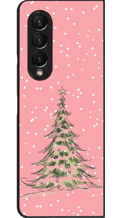 Coque Samsung Galaxy Z Fold4 - Christmas 25 Pink Tree