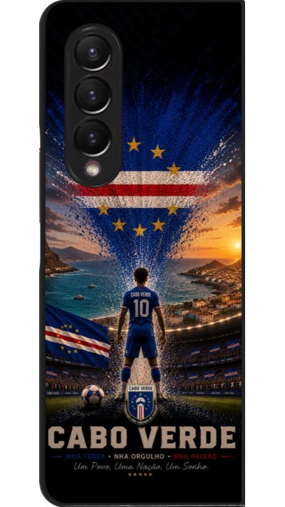 Coque Samsung Galaxy Z Fold4 - Football Cap-Vert splash 2026