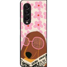 Samsung Galaxy Z Fold4 Case Hülle - Dog with newspaper Spring 2026