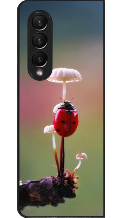 Samsung Galaxy Z Fold4 Case Hülle - Ladybird on a mushroom Spring 2026