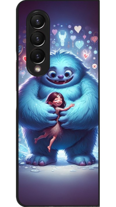 Samsung Galaxy Z Fold4 Case Hülle - Valentin 2024 Flauschige Liebe