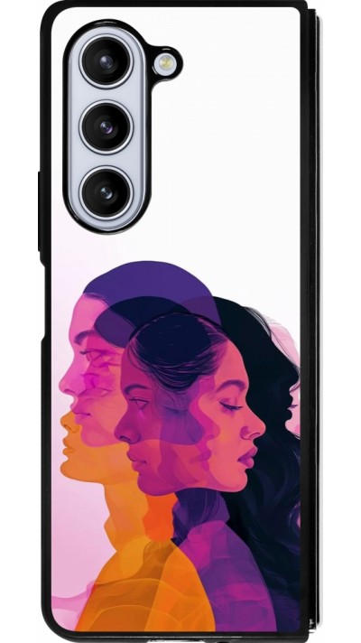 Coque Samsung Galaxy Z Fold5 - Silicone rigide noir Womens day 2026 10