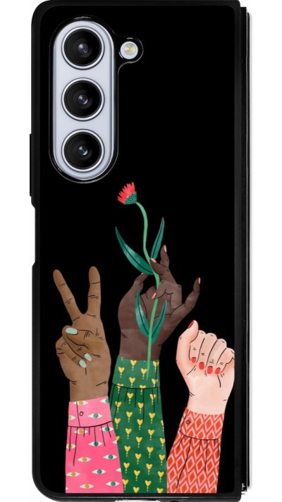 Coque Samsung Galaxy Z Fold5 - Silicone rigide noir Womens day 2026 2