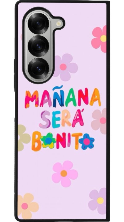 Coque Samsung Galaxy Z Fold6 - Silicone rigide noir Karol G Manana sera bonito