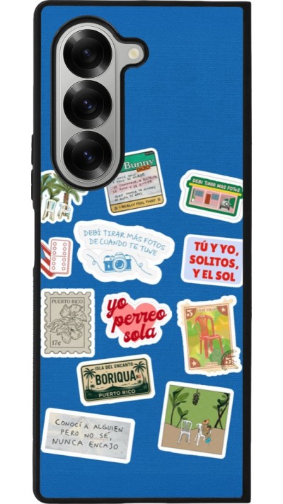 Coque Samsung Galaxy Z Fold6 - Silicone rigide noir Seals of the Dominican Republic DTMF