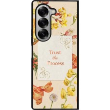 Samsung Galaxy Z Fold6 Case Hülle - Silikon schwarz Trust the process Spring 2026