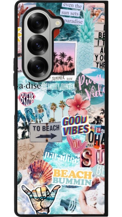 Samsung Galaxy Z Fold6 Case Hülle - Silikon schwarz Summer 20 collage